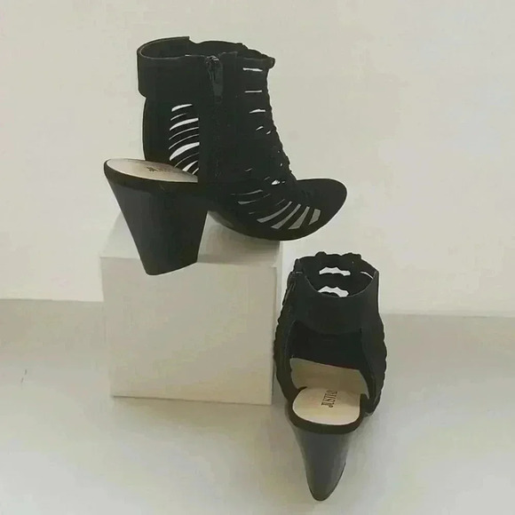 JUSTFAB Booties open toe heeled sandals - Picture 5 of 8